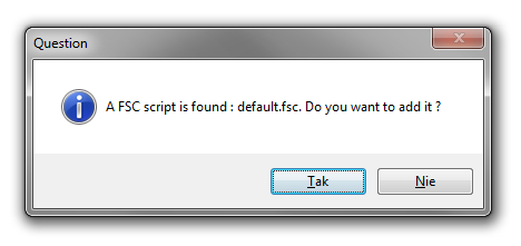 Zapytanie o skrypt FSC
