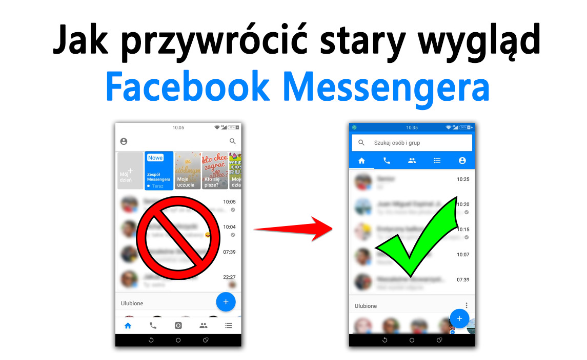 Messenger - jak przywrócić stary wygląd bez zakładki Mój Dzień