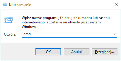 Uruchom Wiersz polecenia