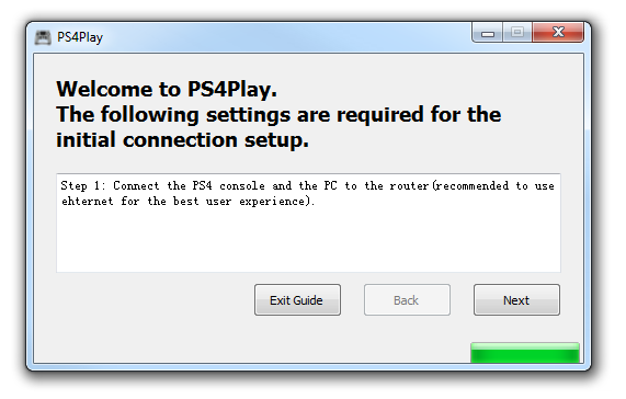 PS4Play - rozpoczęcie konfiguracji