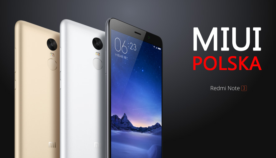 Redmi Note 3 - instalacja MIUI Polska