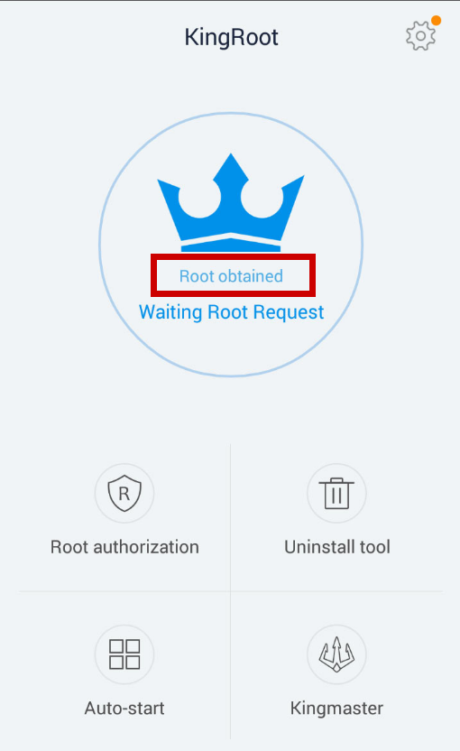 KingRoot - Root obtained