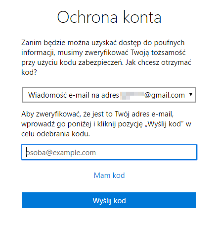 Skype - potwierdź tożsamość