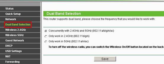 Ustawienia dual band w routerach TP-Link