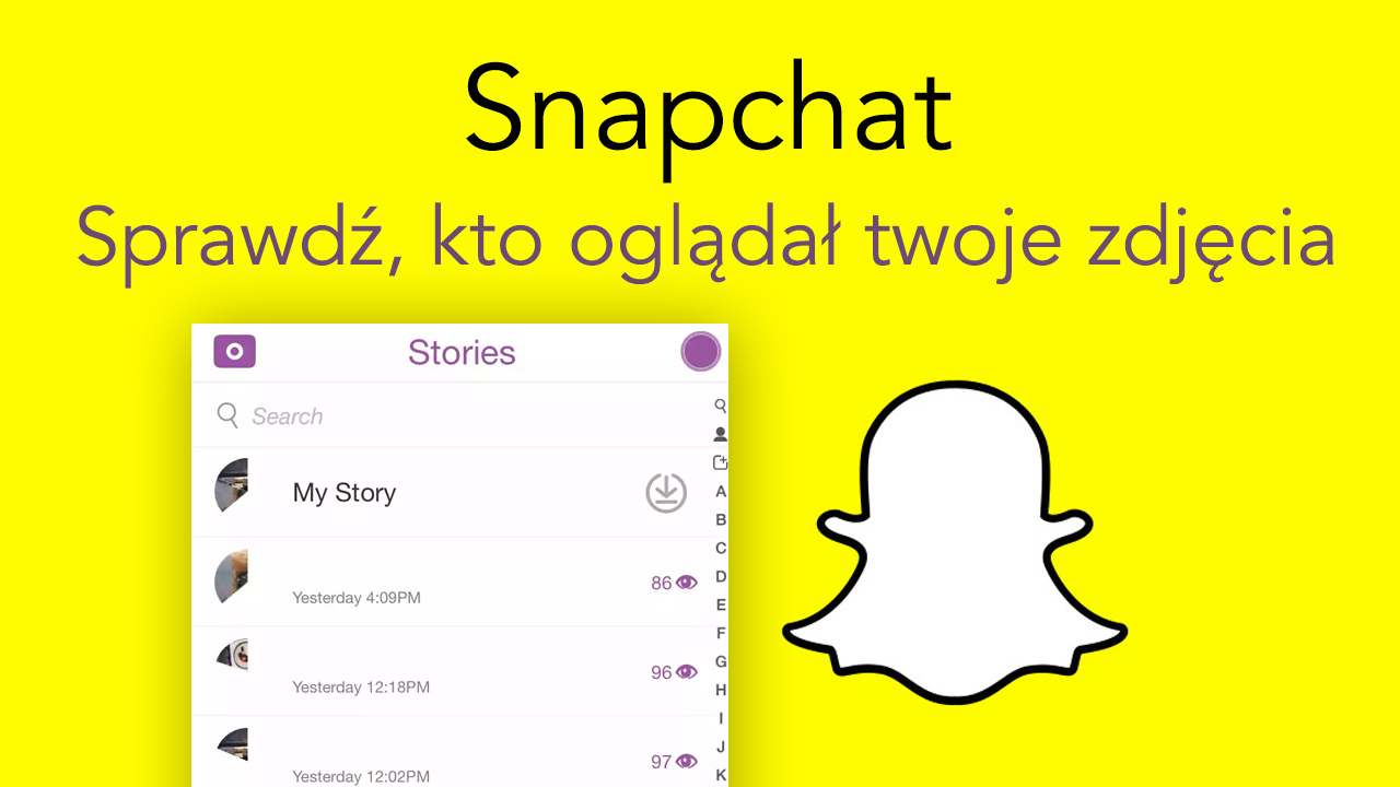 Snapchat - kto oglądał moje zdjęcia?