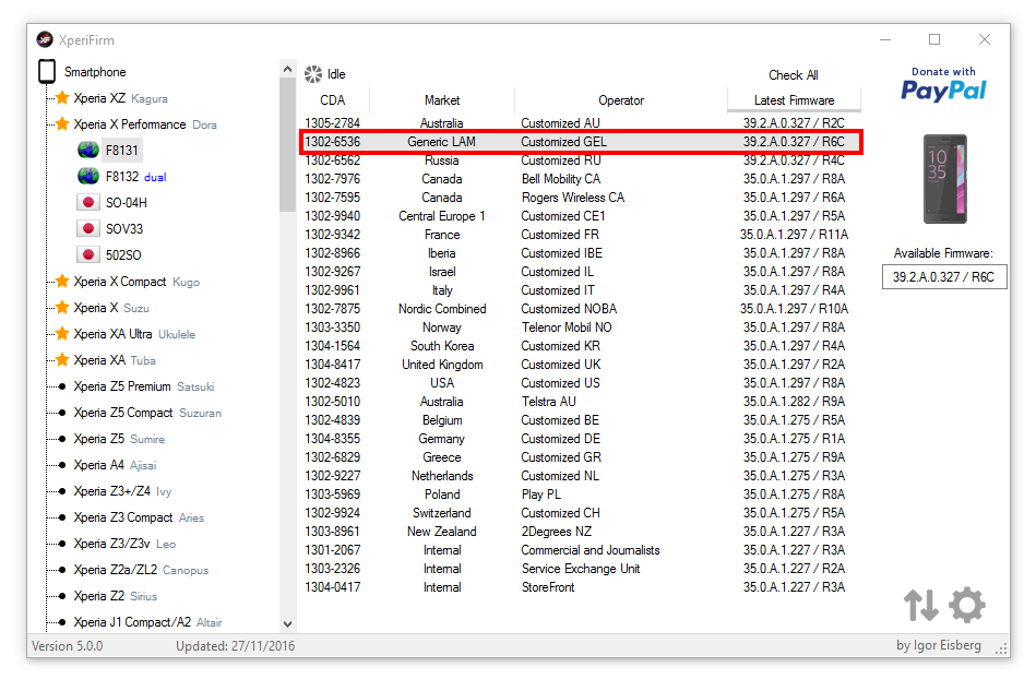 Pobierz Androida 7.0 dla Xperii X performance
