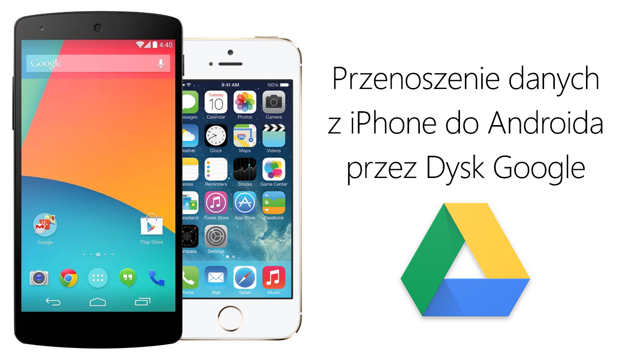 Jak przenieść dane z iPhone do Androida przez Dysk Google