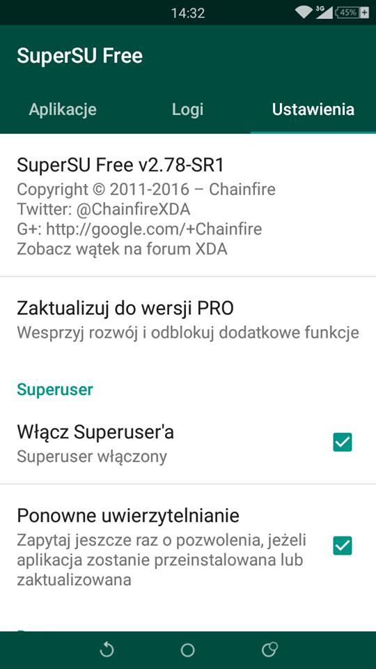 SuperSU - najnowsza wersja