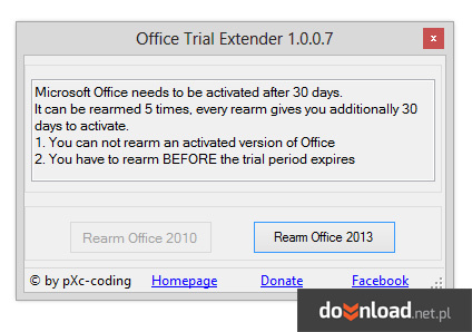 Office Trial Extender