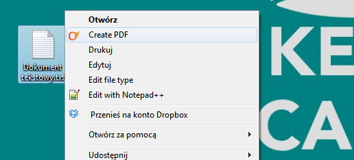 Cometdocs - tworzenie PDF na podstawie innego dokumentu