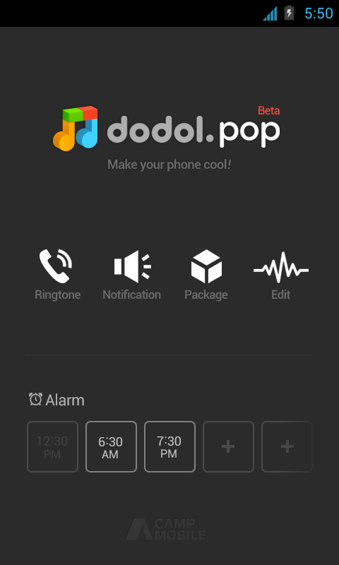 Dodol Pop Beta pozwala ustawić film jako dzwonek lub alarm!