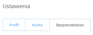 Dropbox - zakładka Bezpieczeństwo