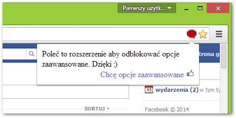 Facebook Chat - odblokowywanie opcji zaawansowanych