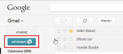 Gmail - autoryzacja MightyText