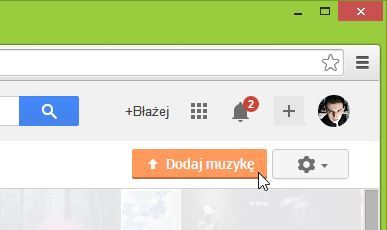 Dodawanie pojedynczych utworów do Muzyki Google Play