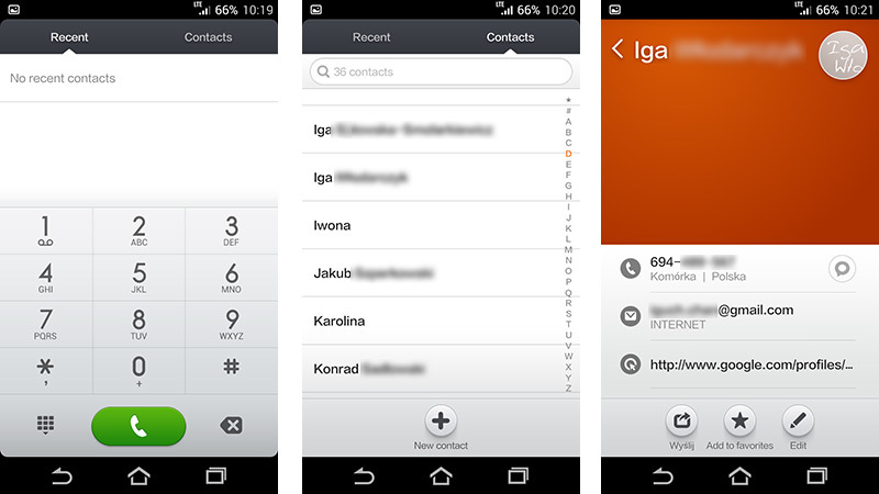 Kontakty i Dialer MIUI