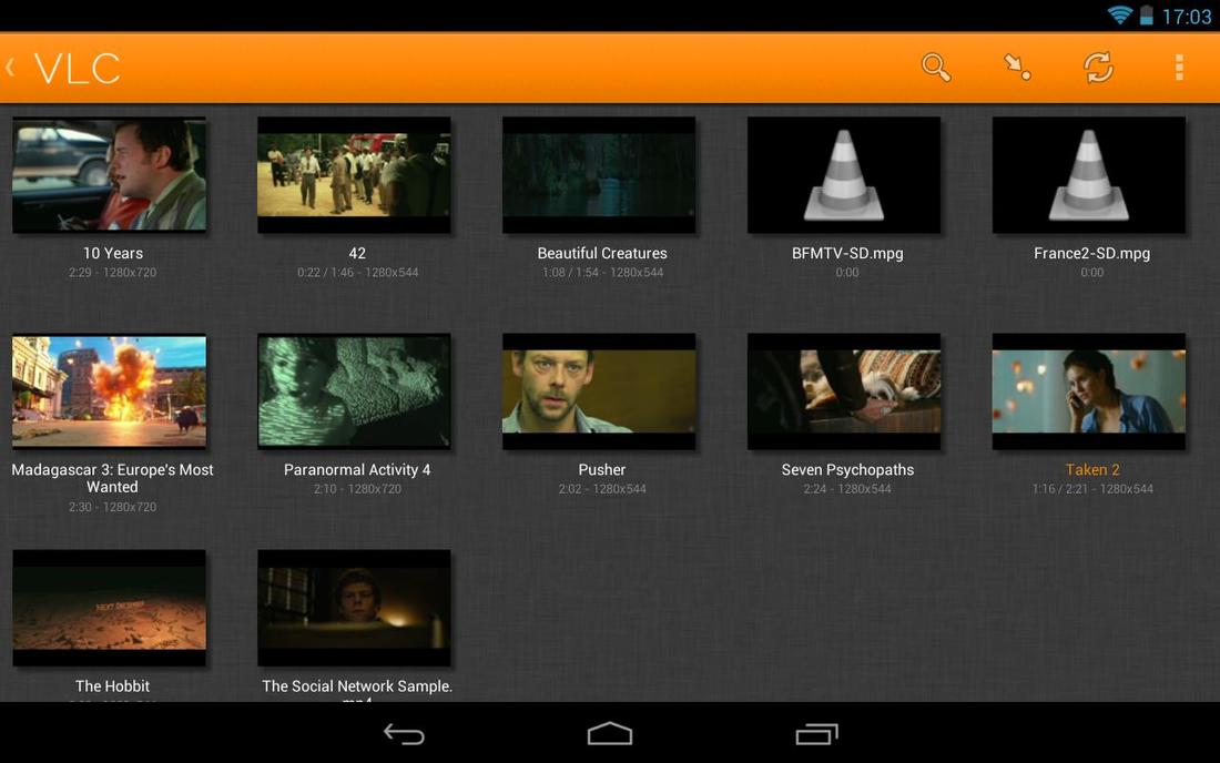 VLC na Androida