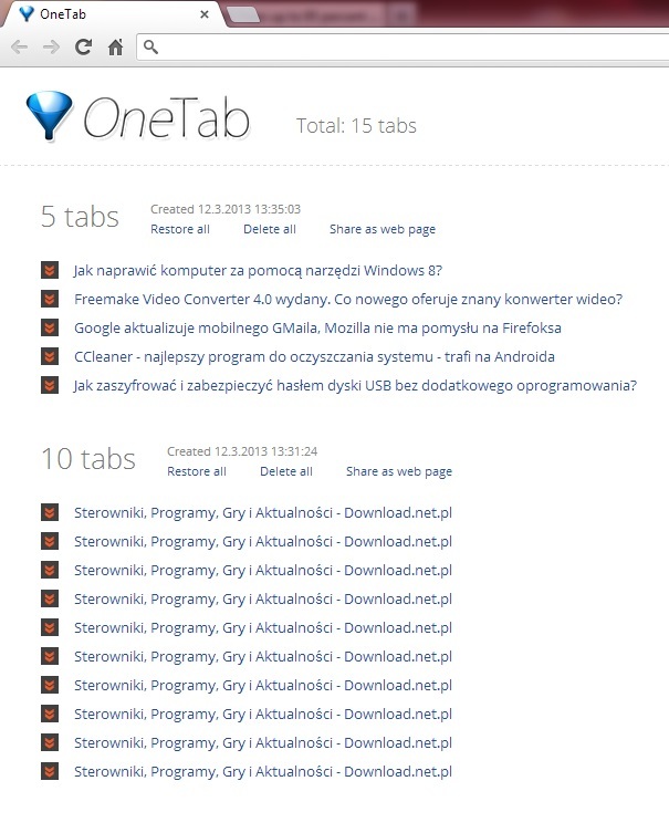 OneTab