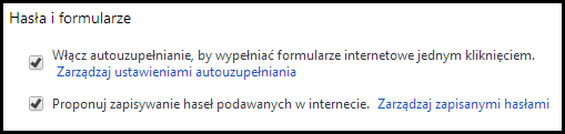 Wyświetlanie zapisanych haseł w Google Chrome