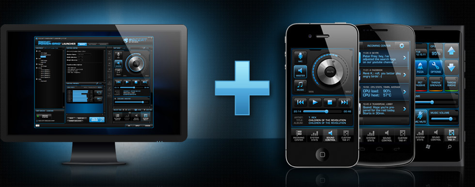 ROCCAT Power-Grid - dwa moduły PC i Android/iOS