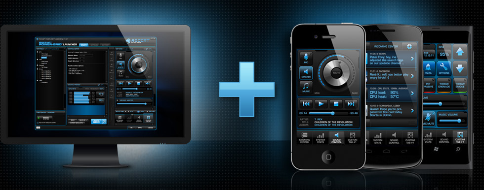 ROCCAT Power-Grid - dwa moduły PC i Android/iOS