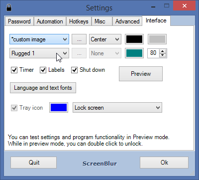 Screenblur - dostosowywanie wyglądu ekranu blokady