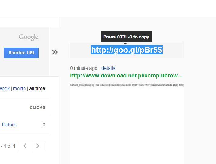 Google URL Shortener