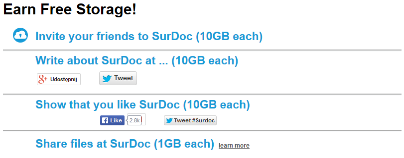 SurDoc - darmowe gigabajty za proste zadania!