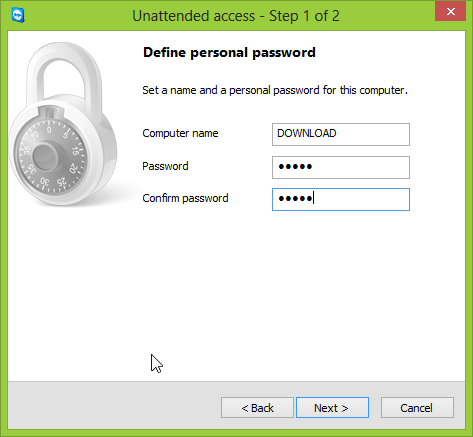 TeamViewer - tworzenie hasła dostępowego