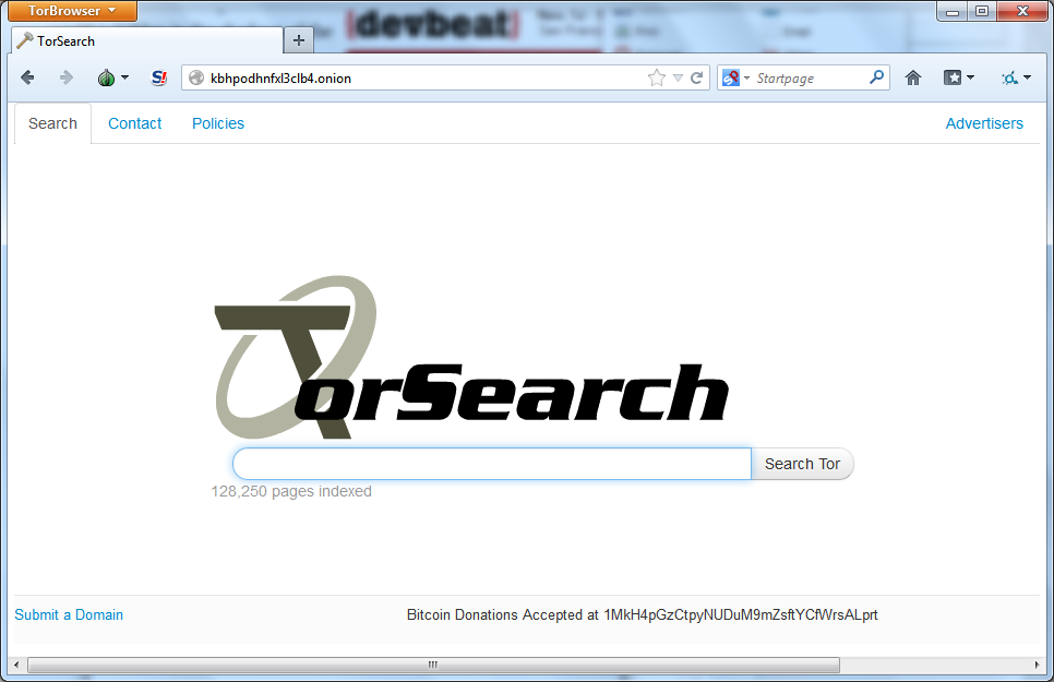 TorSearch - wyszukiwanie stron TOR