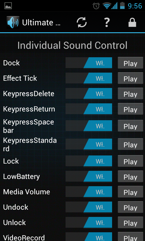 Ultimate Sound Control - wyłączanie poszczególnych dźwięków