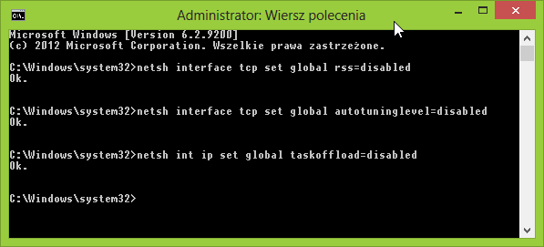 Rozwiązywanie problemów z przerywającym Wi-Fi - komendy w Wierszu polecenia