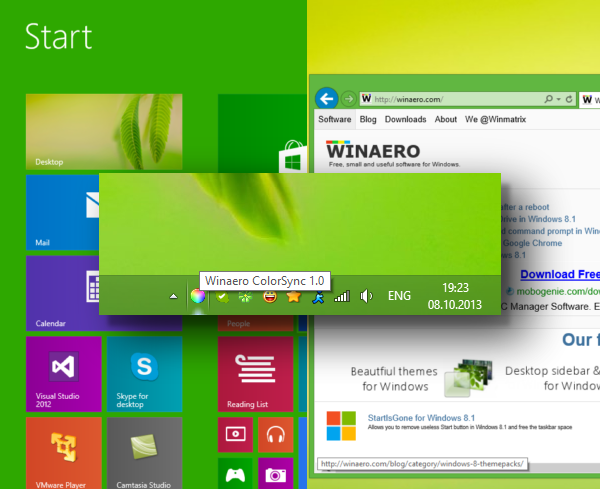 Ujednolicanie kolorów w Windows 8 i 8.1