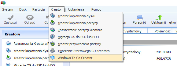 AOMEI - Windows To Go Creator