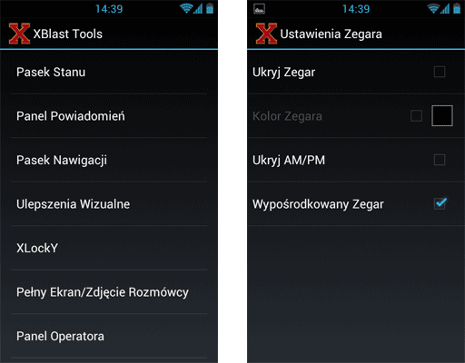 XBlast Tools - ustawienia wizualne w Androidzie