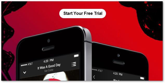 Beats Music - rozpoczynanie wersji trial