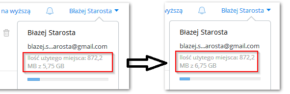 Dodawanie darmowej przestrzeni do Dropboksa przez Mailbox