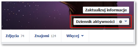 Jak przejść do dziennika aktywności