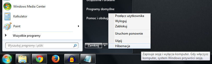 Hibernacja komputera