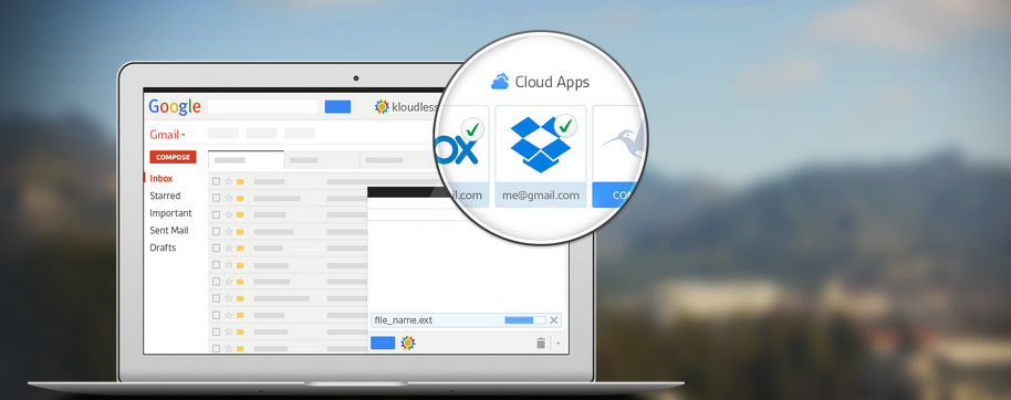 Kloudless, czyli integracja Gmaila z chmurą