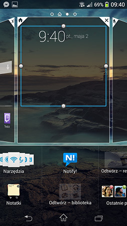 Notify! - dodawanie widzetu na ekran główny