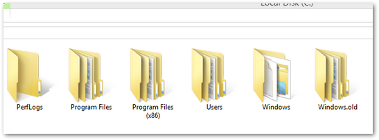 Katalog Windows.old