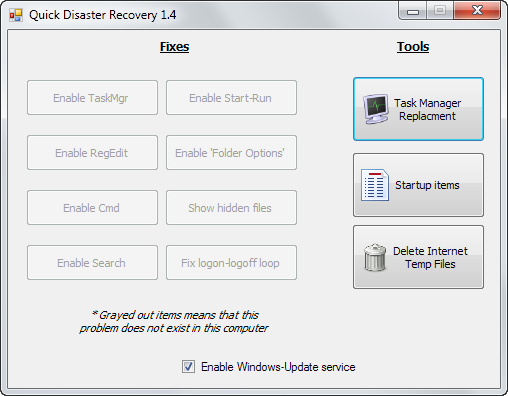 Quick Disaster Recovery