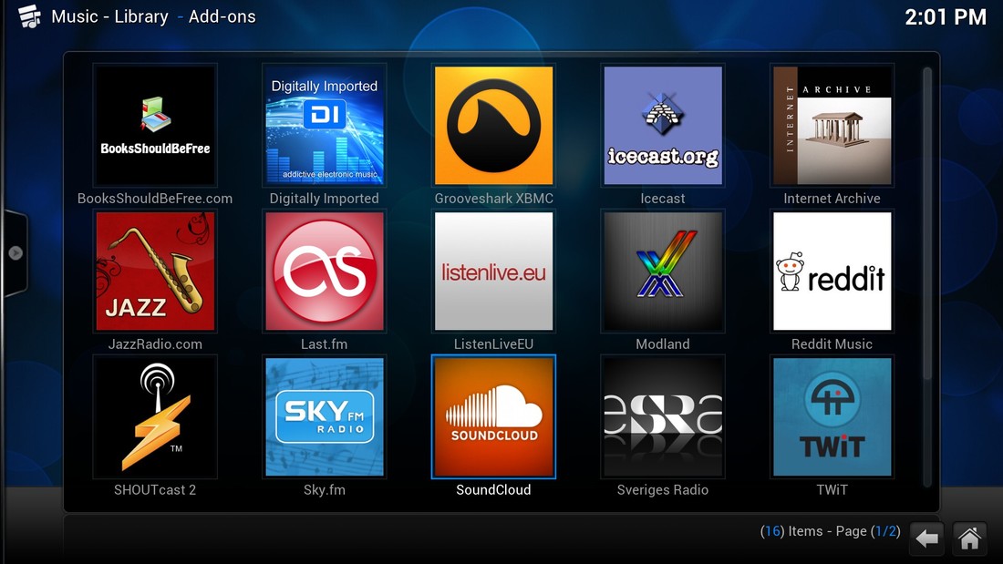 XBMC - dodatki